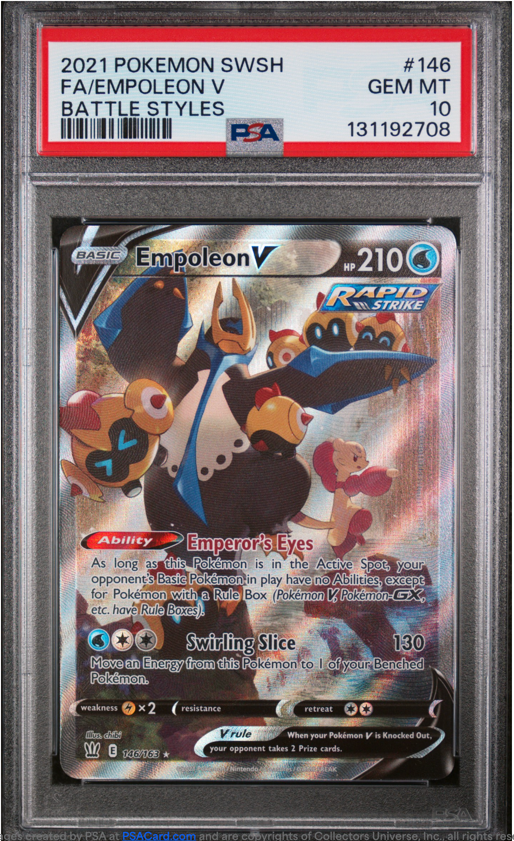PSA 10 2021 EMPOLEON V (146/163)