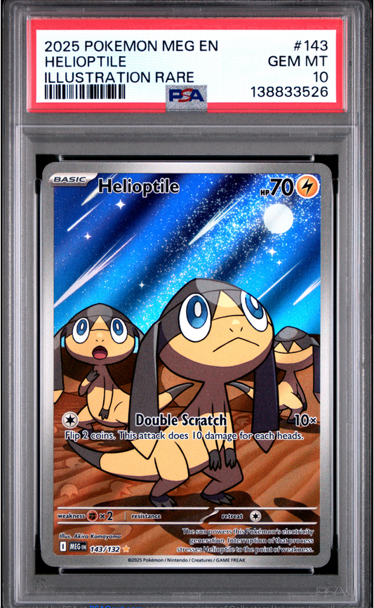 PSA 10 2025 HELIPTILE (143/142)
