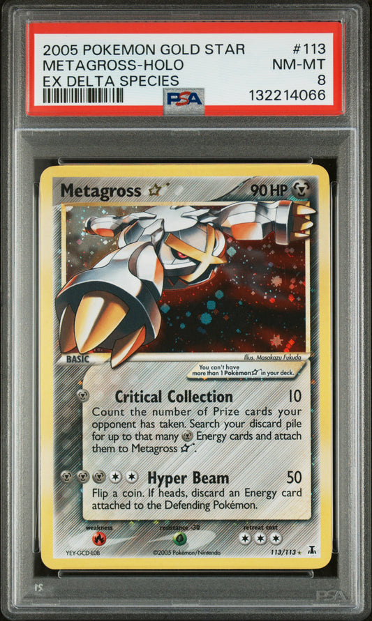 PSA 8 2005 METAGROSS HOLO 113 DELTA SPECIES