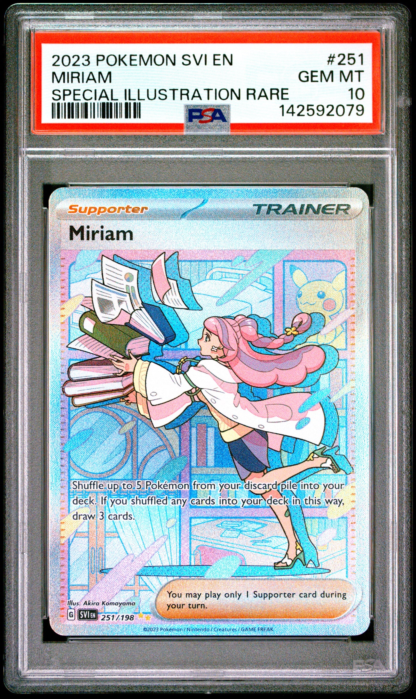PSA 10 2023 MIRIAM 251 SVI EN-SCARLET & VIOLET