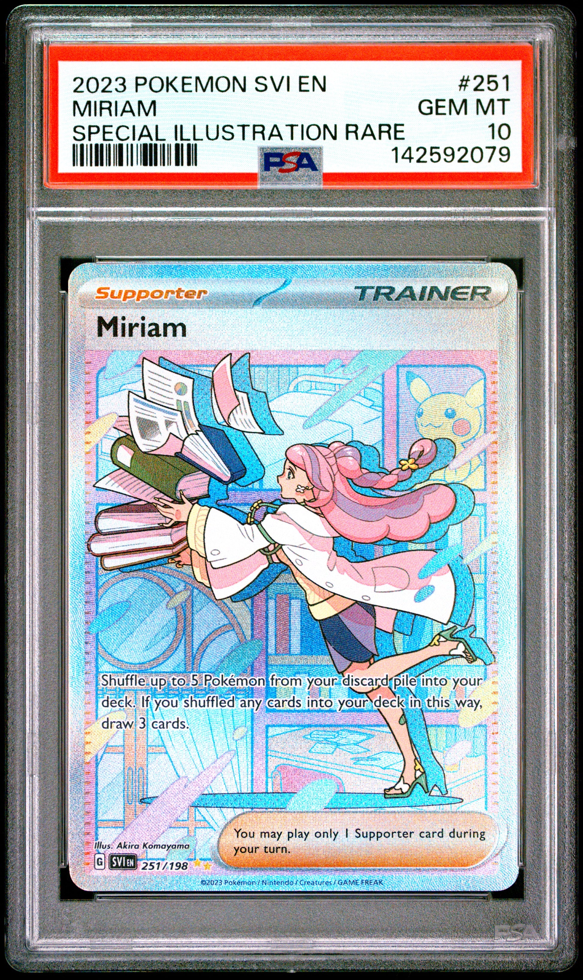 PSA 10 2023 MIRIAM 251 SVI EN-SCARLET & VIOLET