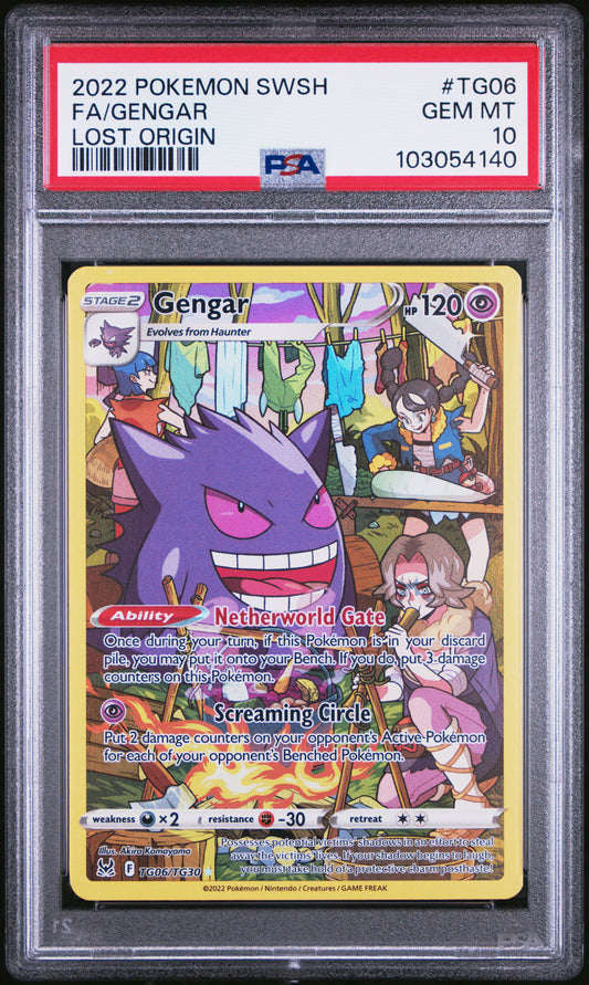 PSA 10 2022 GENGAR TG06 LOST ORIGIN