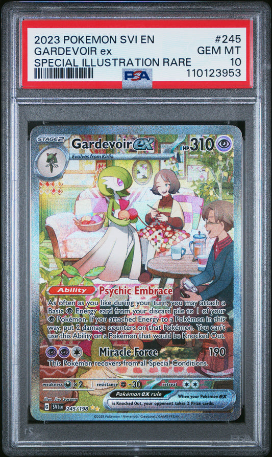 PSA 10 2023 GARDEVOIR EX 245 SVI EN-SCARLET & VIOLET