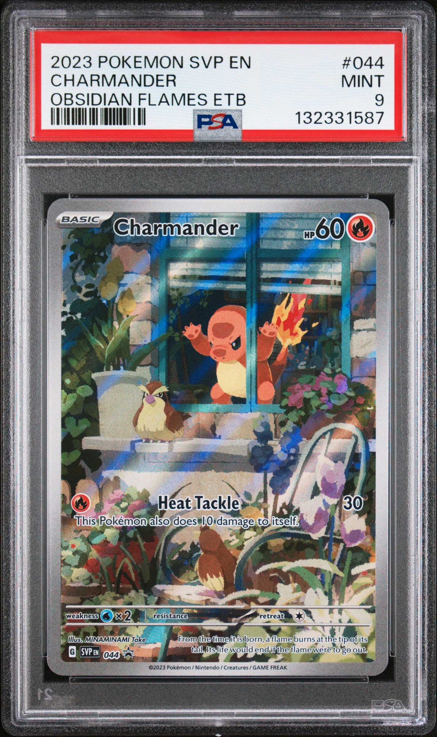 PSA 9 2023 CHARMANDER 044 SVP EN-SV BLACK STAR PROMO