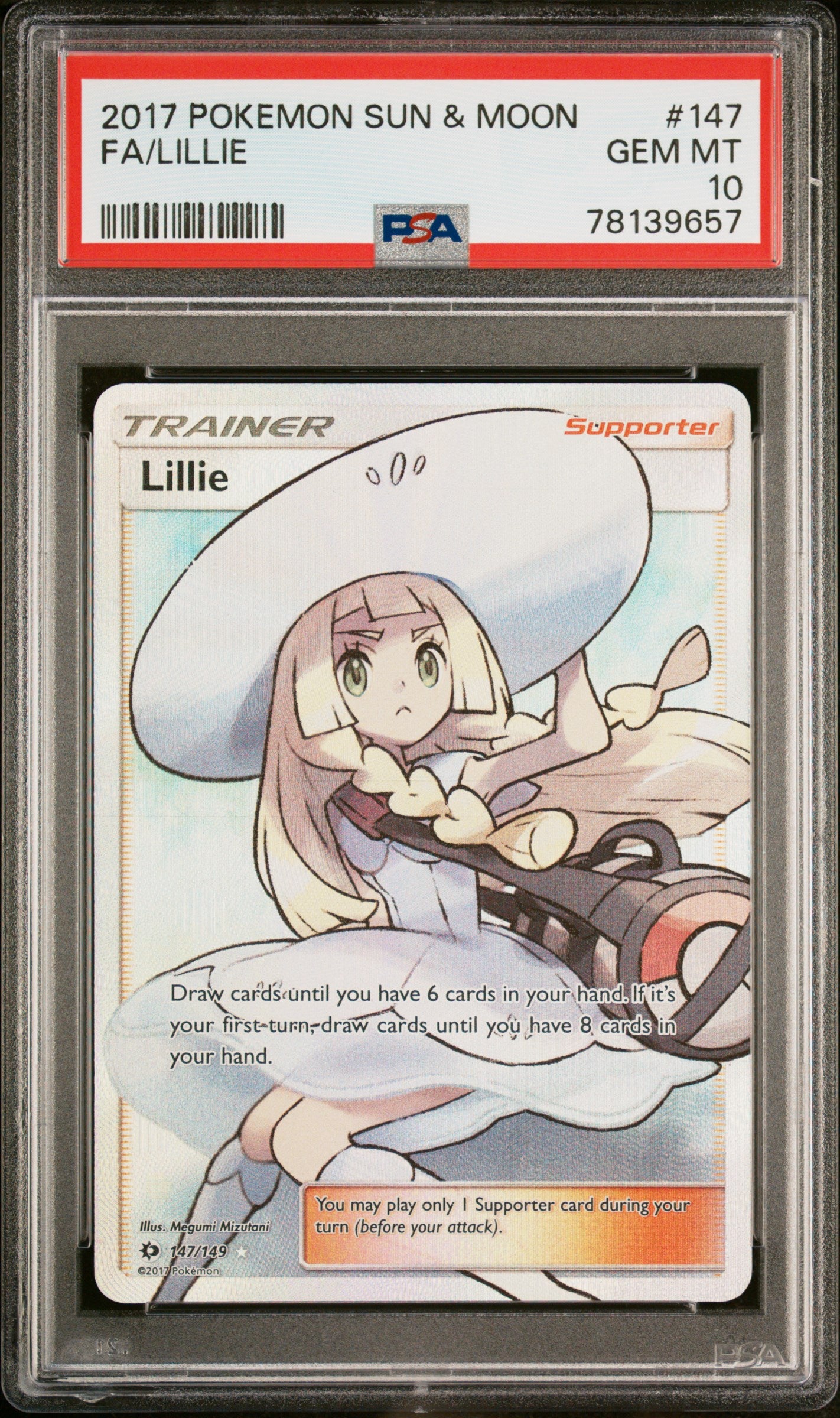 PSA 10 2017 LILLIE 147
