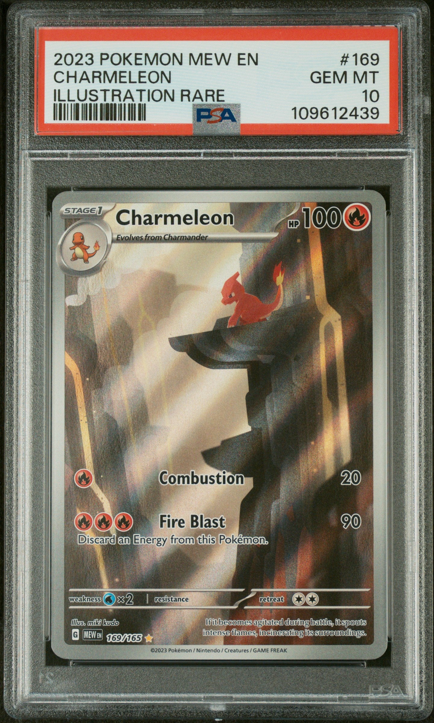 PSA 10 2023 CHARMELEON 169 151