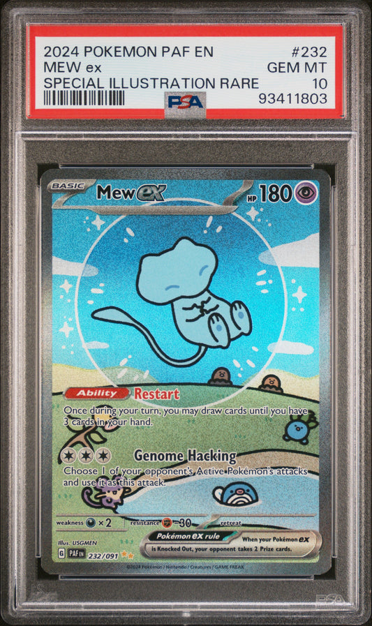 PSA 10 2024 MEW EX 232/091 PALDEAN FATES