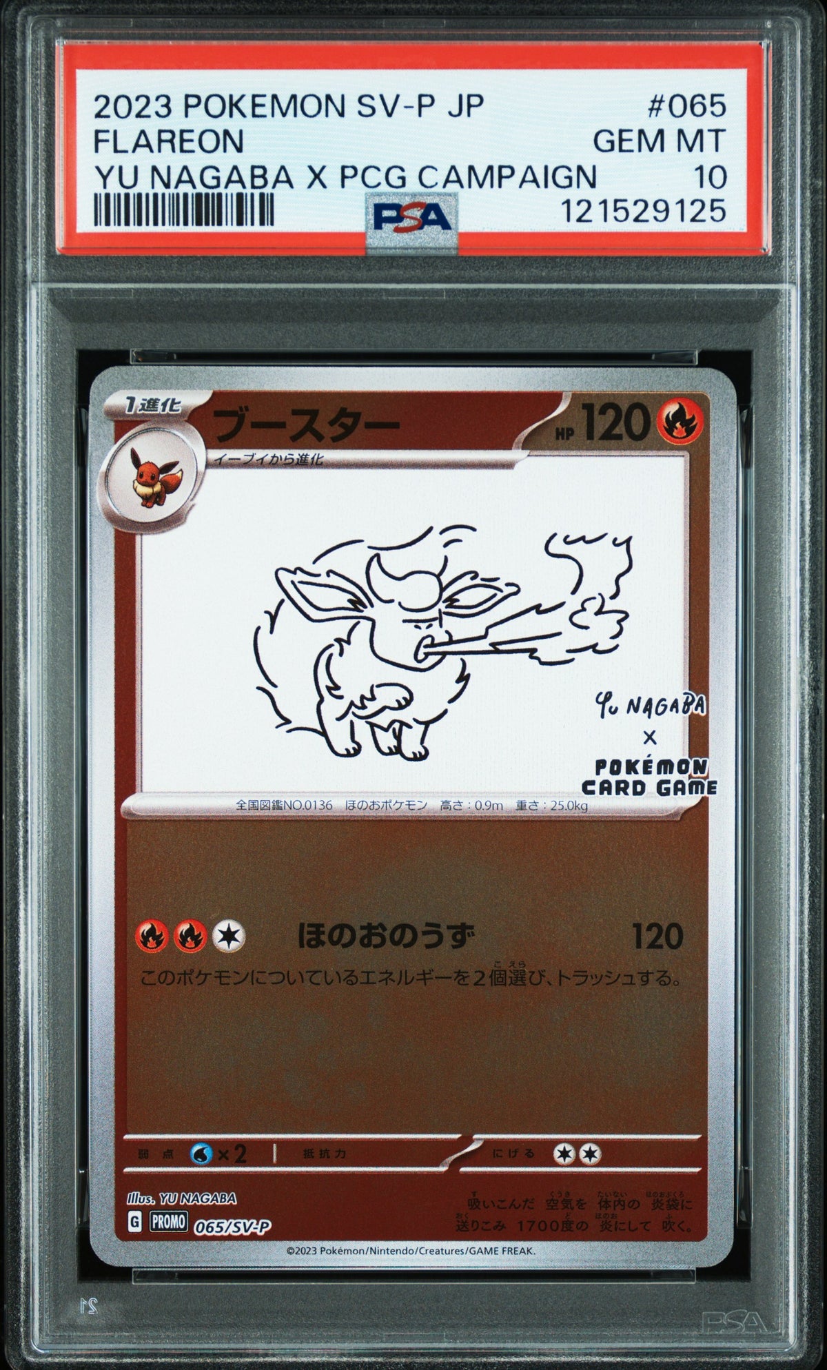 PSA 10 2023 FLAREON 065/SV-P SV-P PROMO