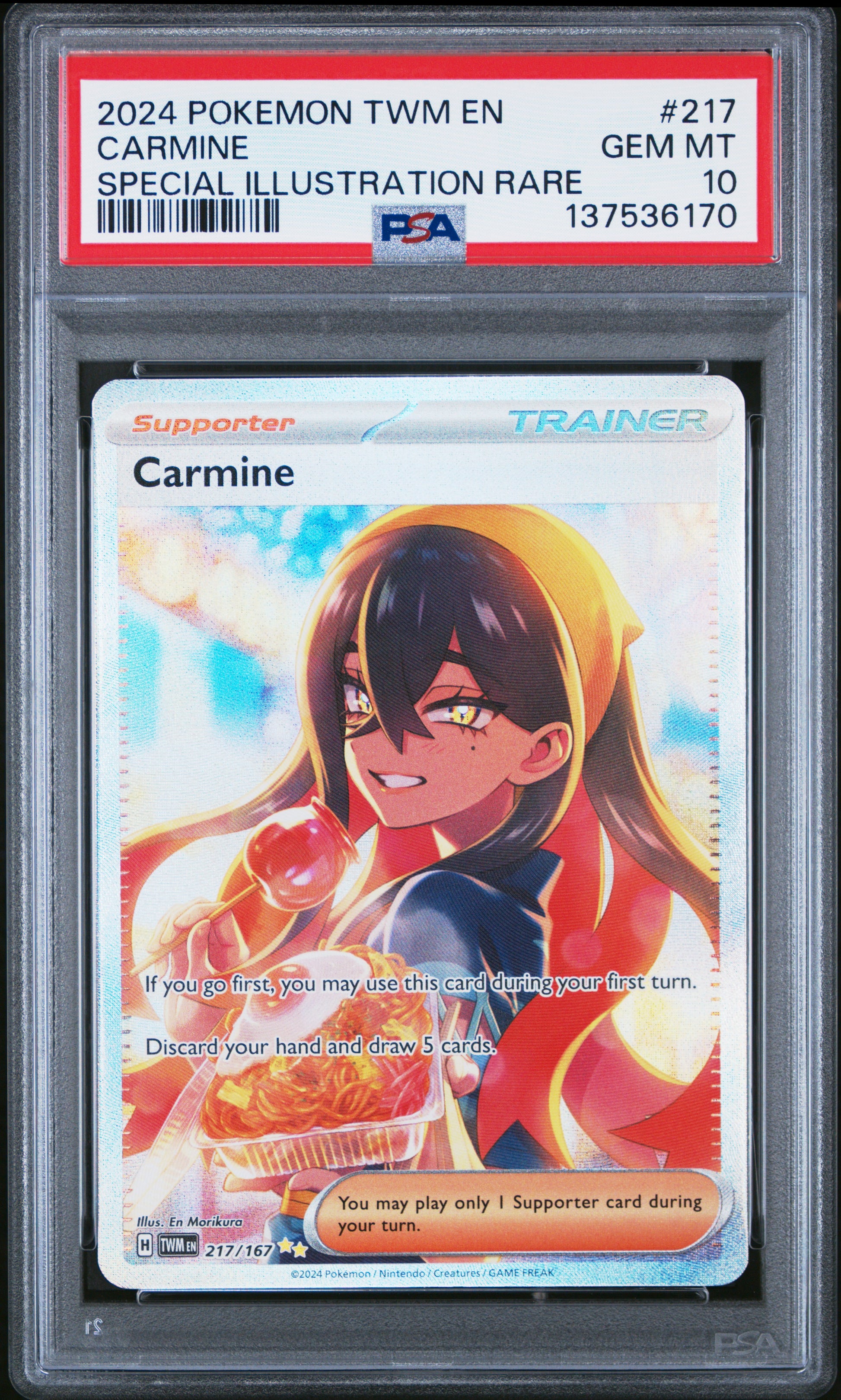 PSA 10 2024 CARMINE 217 TWM EN-TWILIGHT MASQUERADE