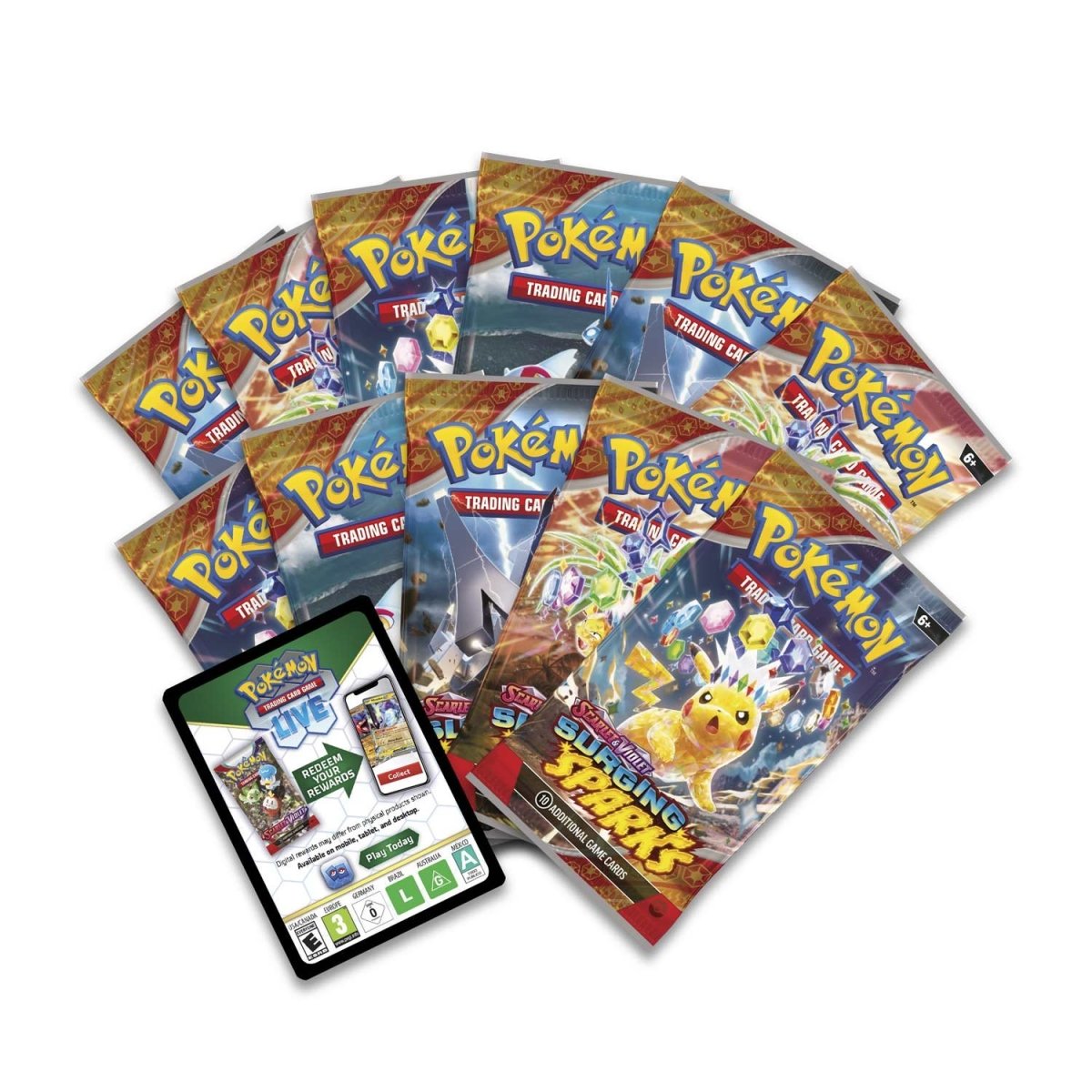 Pokémon TCG: Scarlet & Violet-Surging Sparks Pokémon Center Elite Trainer Box