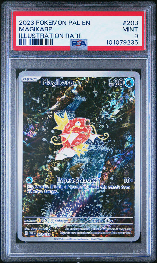 PSA 9 2023 MAGIKARP 203 PAL EN-PALDEA EVOLVED