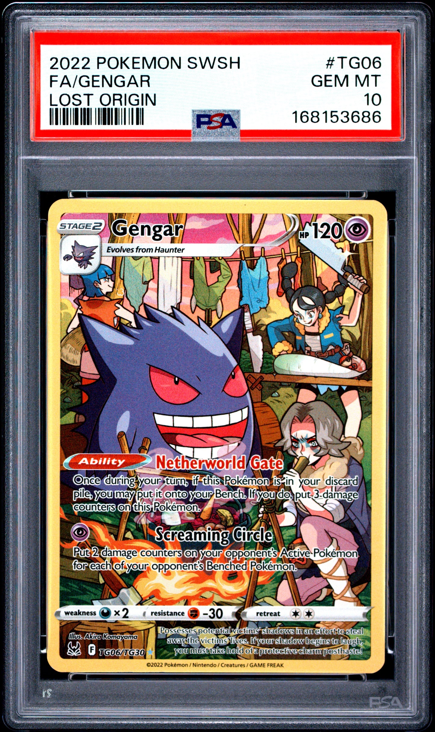 PSA 10 2022 GENGAR TG06/TG30 LOST ORIGIN