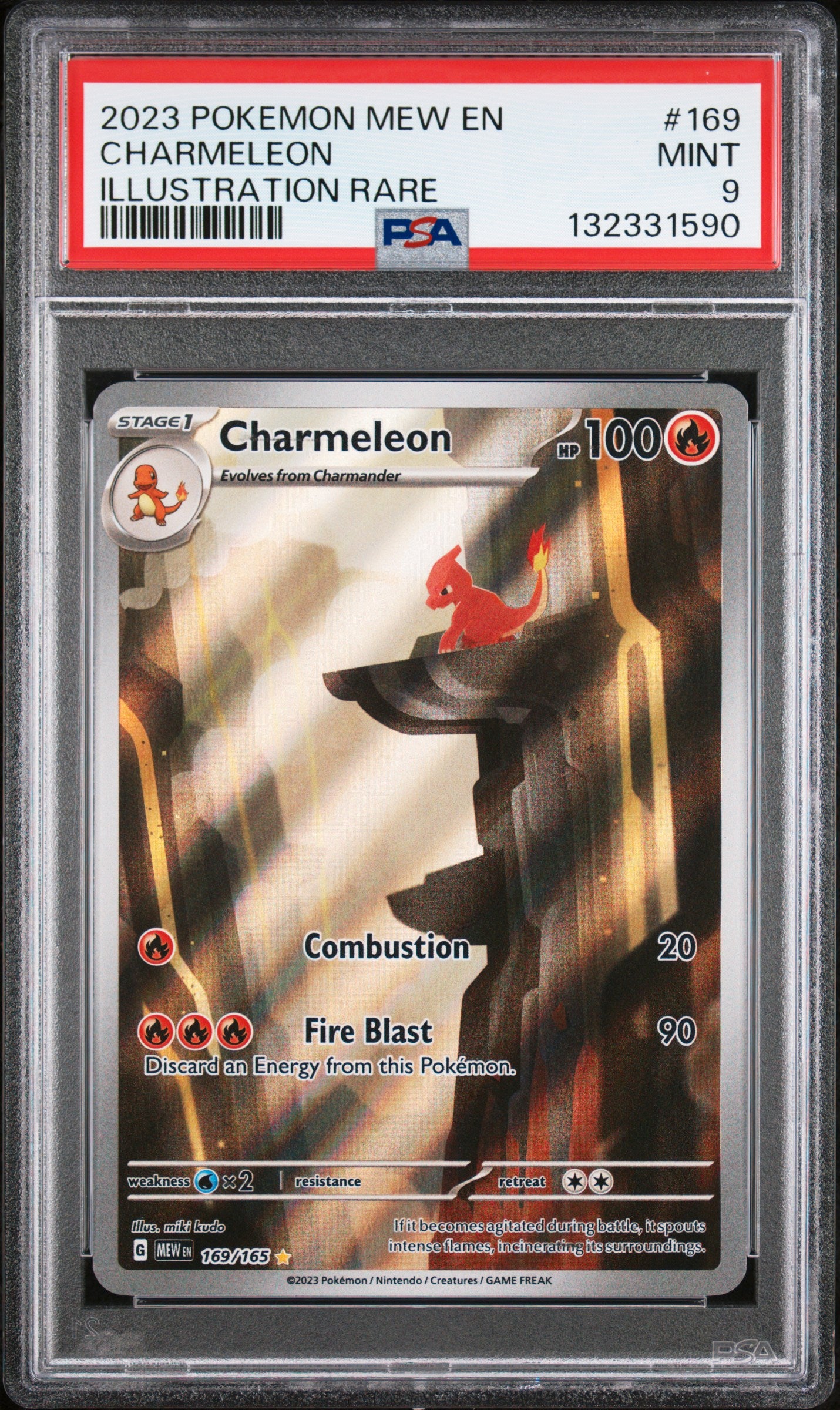 PSA 9 2023 CHARMELEON 169 151