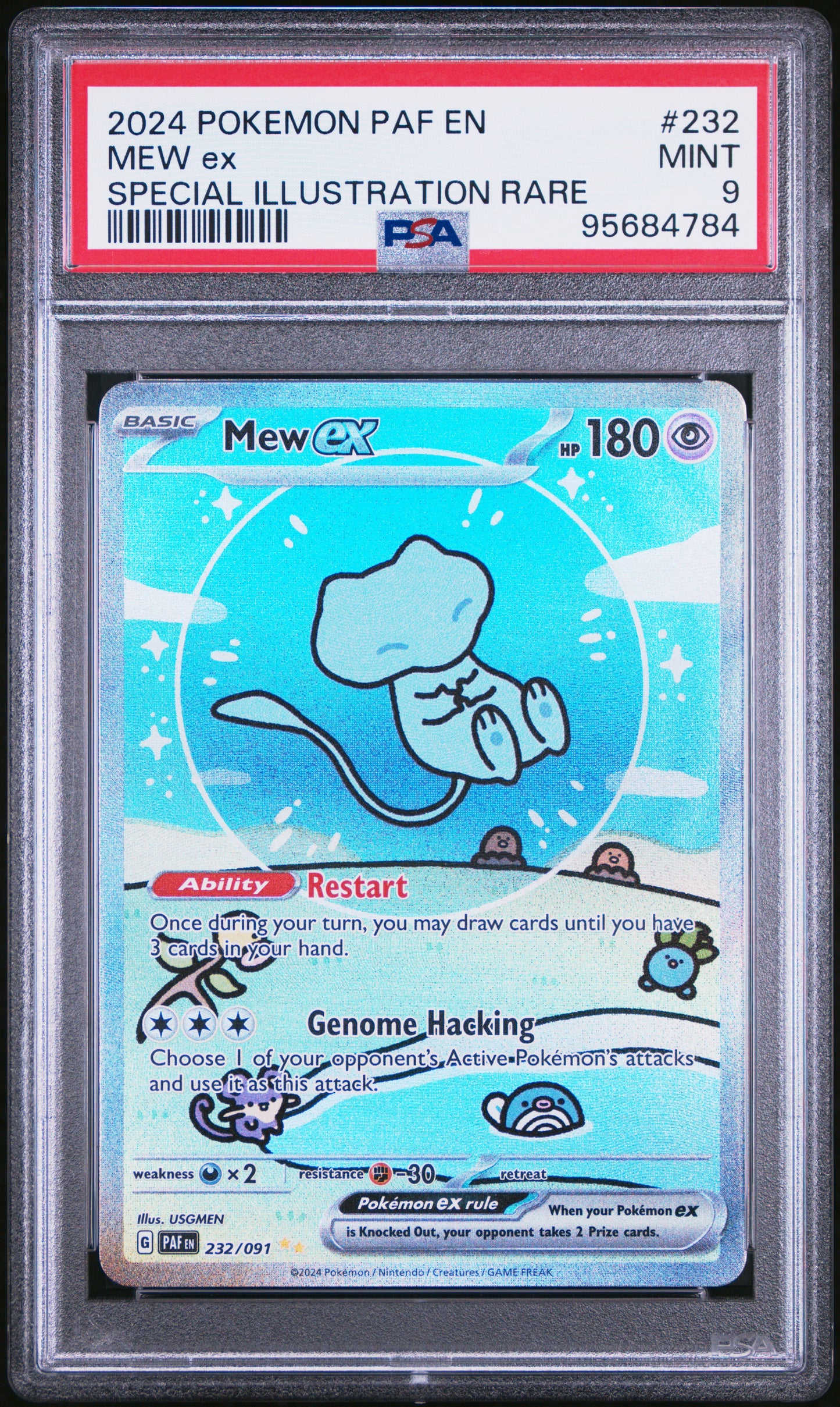 PSA 9 2024 MEW EX 232 PAF EN-PALDEAN FATES