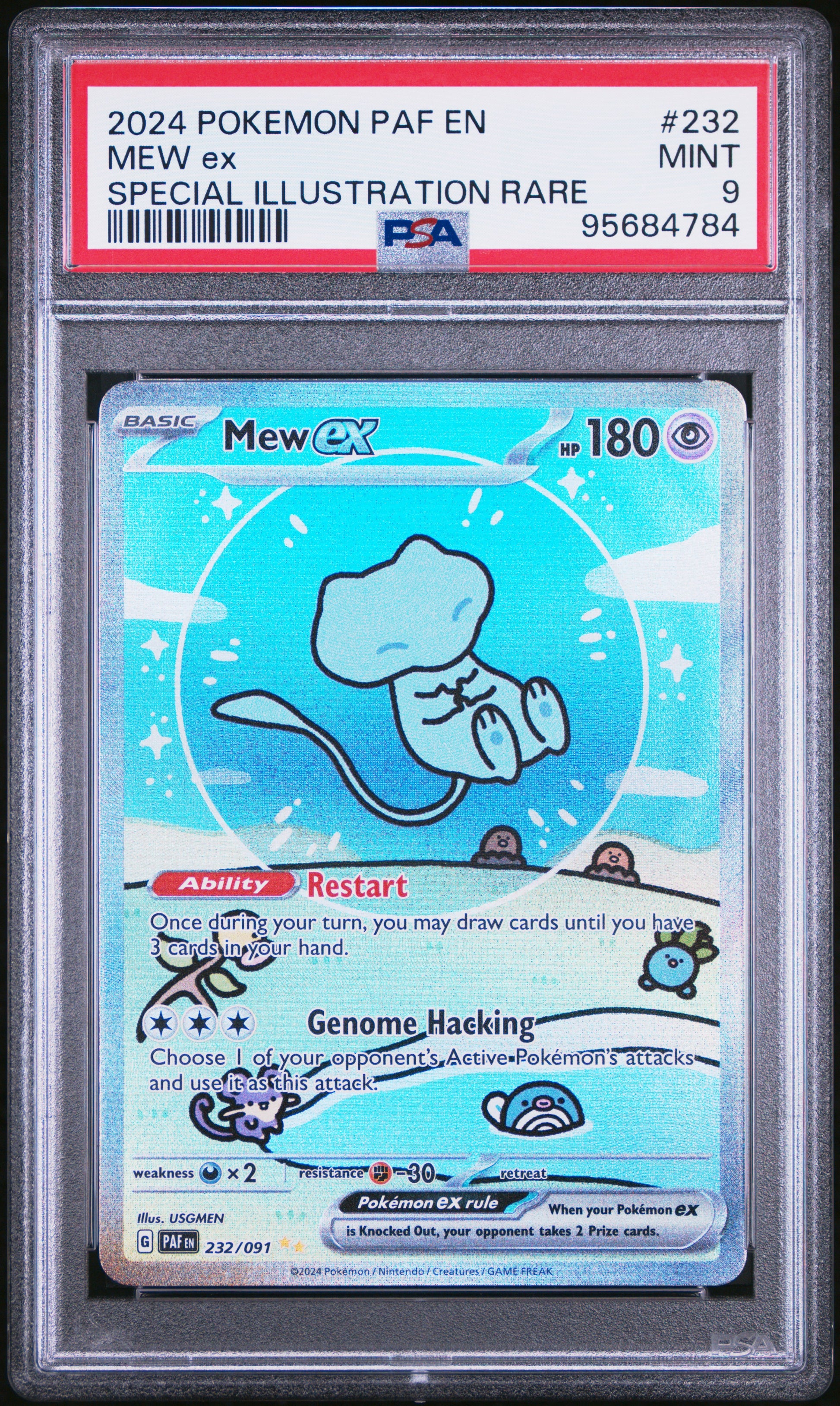 PSA 9 2024 MEW EX 232 PAF EN-PALDEAN FATES